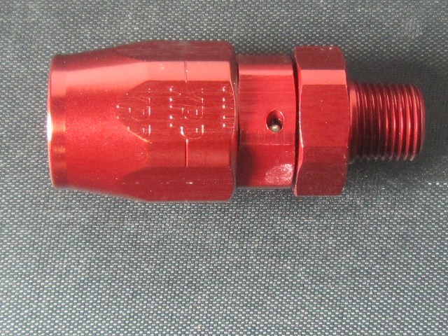 (image for) -8 Straight Double Swivel Hose End to 1/4" Male NPT - Click Image to Close